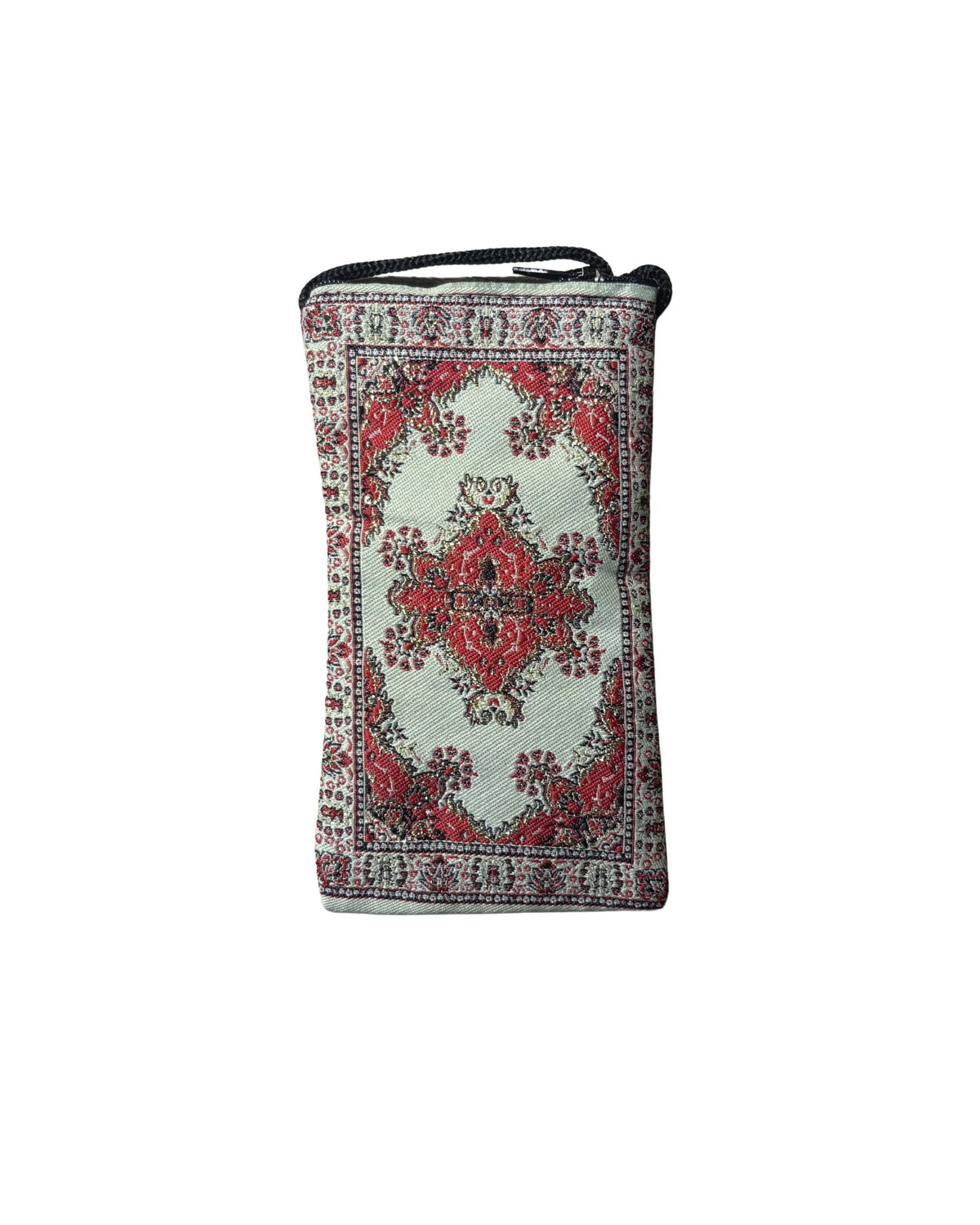 Kleine Tasche Beige/Rot